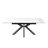 Beatrice 160-200 White Gloss Extending Dining Table Set-1379591016