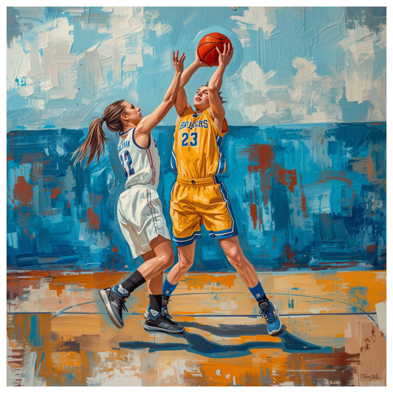 Rideaux de douche Basketball, L 70 po x H 93 po