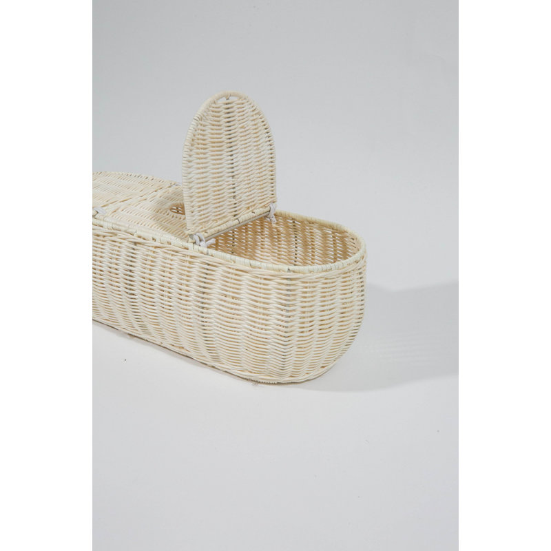 Panier de rangement en rotin