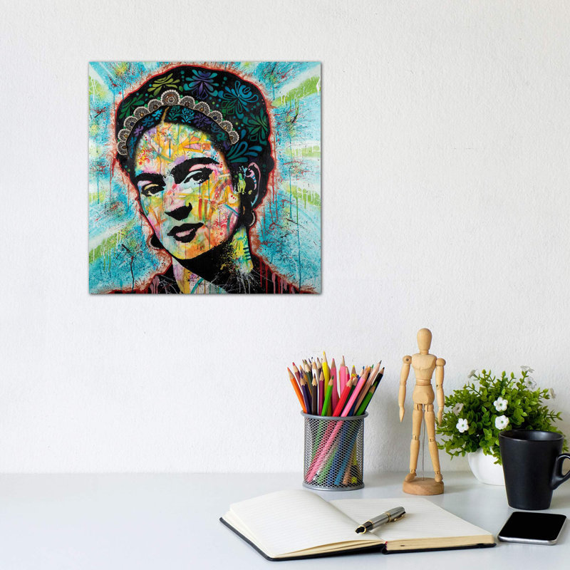 Frida by Dean Russo - Print, No Frame, 30.48 cm H x 30.48 cm W