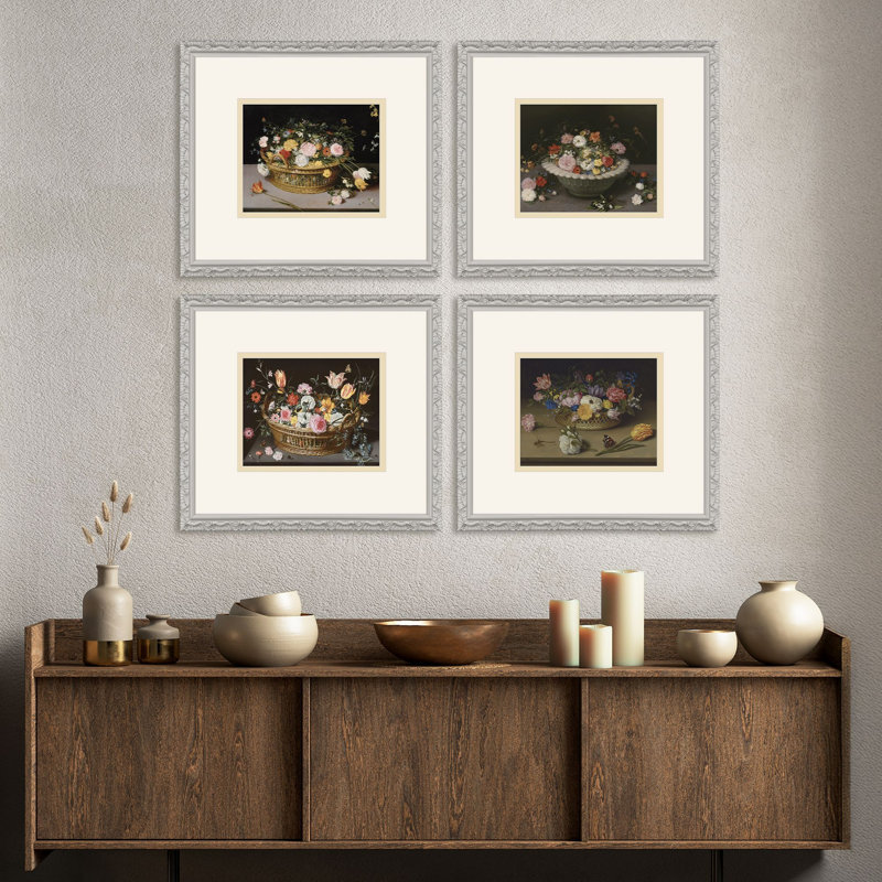 Nature morte, fleurs, art encadré