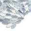 Carreau de mosaïque mural en verre recyclé 11,1 po x 11,4 po-125369063