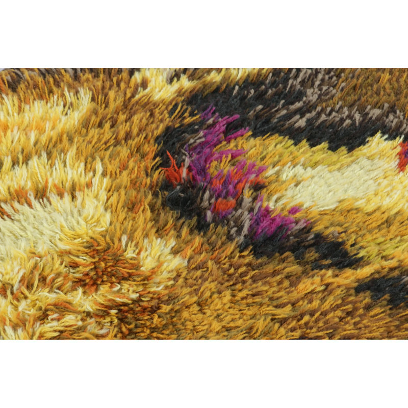 Scandinavian One-of-a-Kind 2'7x4'4 Hand Knotted Area Rug