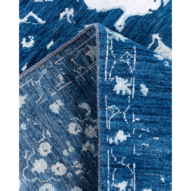 Overdyed One-of-a-Kind 8' 2" X 9' 10" Hand Knotted Area Rug