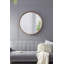 D39.4 "x3" Miroir rond en bois, miroir mural pour la salle de bain