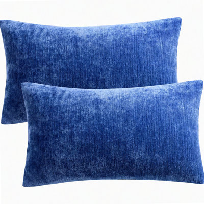 Water Repellent Chenille Throw Pillow Covers - Set of 2 Soft Decorative Cushion Covers for Sofa Car, Cute Home Pillowcases