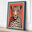 Leopard Forward Graphic - Wrapped Canvas-2018646052-2018646066