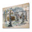 «Evening Winter Scene in Mountains with Christmas Tree», peinture-51549399-51549403