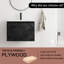 Meuble-lavabo simple 24 po avec comptoir en céramique 24 po