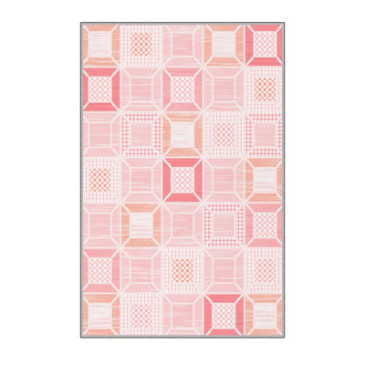 Premium Hall Carpet, 100% Polyester, 39.4 x 59.1 inches | 8 mm Pile Height, 650 g/m² | Antibacterial, Non-Slip PVC Felt Dot Underside, Machine Washable | 3D Digital Print, Durable & Stylish for Home Decor