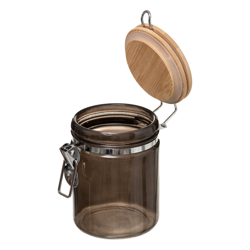 Glass Jar, Black