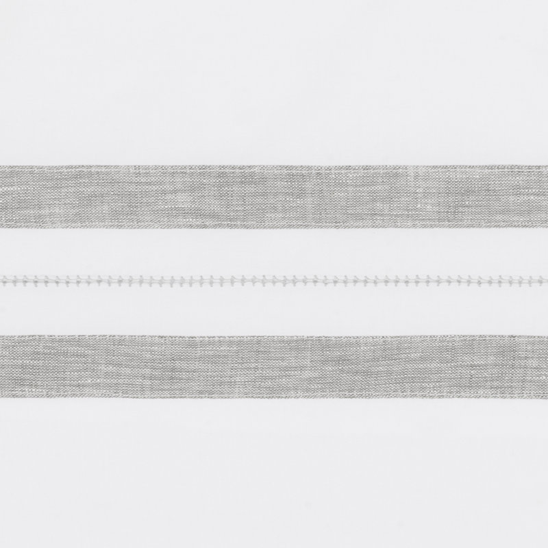Malibu Sham, Euro, White/Cool Gray