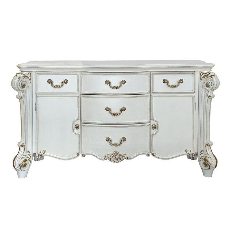 Commode combinée 5 tiroirs H 71 po Haskard