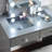 10 Lights Gray Bedroom Makeup Vanity, Port, Power Outlet, 2 Drawers, Lights, Elegant Grace-1223282752