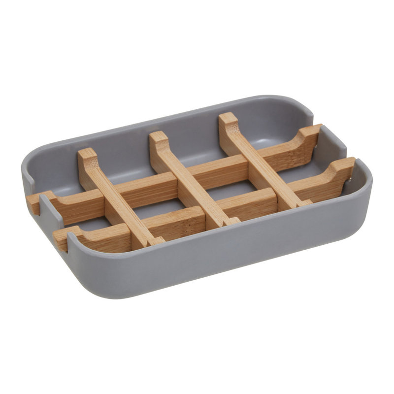 Leite Soap Dish, Grey