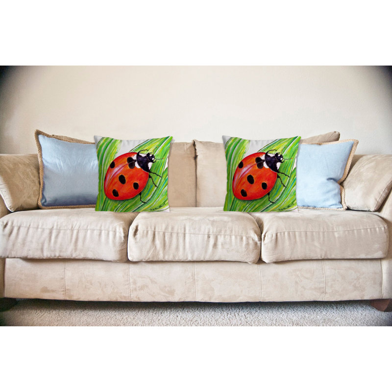 Coussin intérieur / extérieur Ladybug