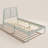 Allyannah Bustillo Modern Solid Wood Twin Platform Bed with Headboard-1293175415