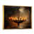Gold Floater Framed