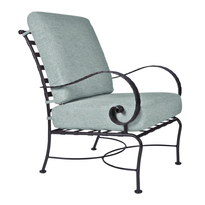 Classico Outdoor Lounge Chair, Graphite, Adena Shale