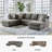 Lanita 125" Wide Sofa & Chaise-82268322