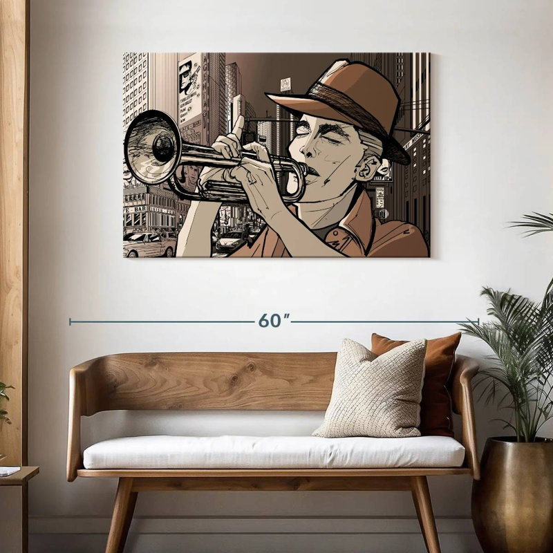 Abarca New York Trumpeter, H 30 po x l 45 po