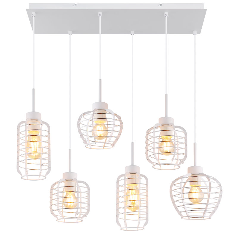 Demirali 6 - Light White Geometric Pendant