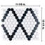 Carreau de mosaïque de plancher et de mur en porcelaine 10 po 1/4 po x 11-7 / 8 po Metro White Hex Matte White