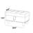 28.5"W Upholstered Ottoman-1870265167