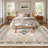 Malaika Machine-Washable Non-Slip Medallion Area Rug-2141990069-2120214771
