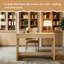 Bureau d'ordinateur et table d'écriture - Bureau de maison de ferme avec tiroir