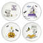 Ensemble de 4 assiettes décoratives Lenox The Great Pumpkin