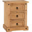 Castillon 3 Drawer Bedside Table