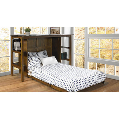 Solid Wood Murphy Storage Bed