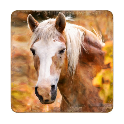 Sous-verre cheval