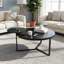 Table basse moderne avec deux tablettes