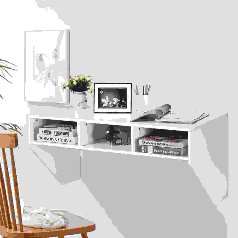 Bureau flottant Callini, Blanc