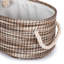 Ensemble de 6 paniers de rangement en tissu rond-25599790