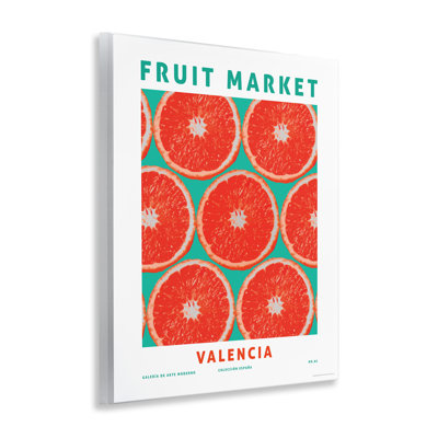 Fruit Market Grapefruit Wall Plaque Art by Reinders