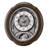 QXM609NRH Pendulum Melodies Clock, Brown