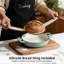 Davivy 5QT Cast Iron Dutch Oven with Lid & Silicone Sling Green-123386920