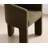 Modern Barrel Dining Chair With Solid Wood Legs, Upholstered Arm Dining Chair, Comfy Side Chair For Living Room/Dining Room-1524021507