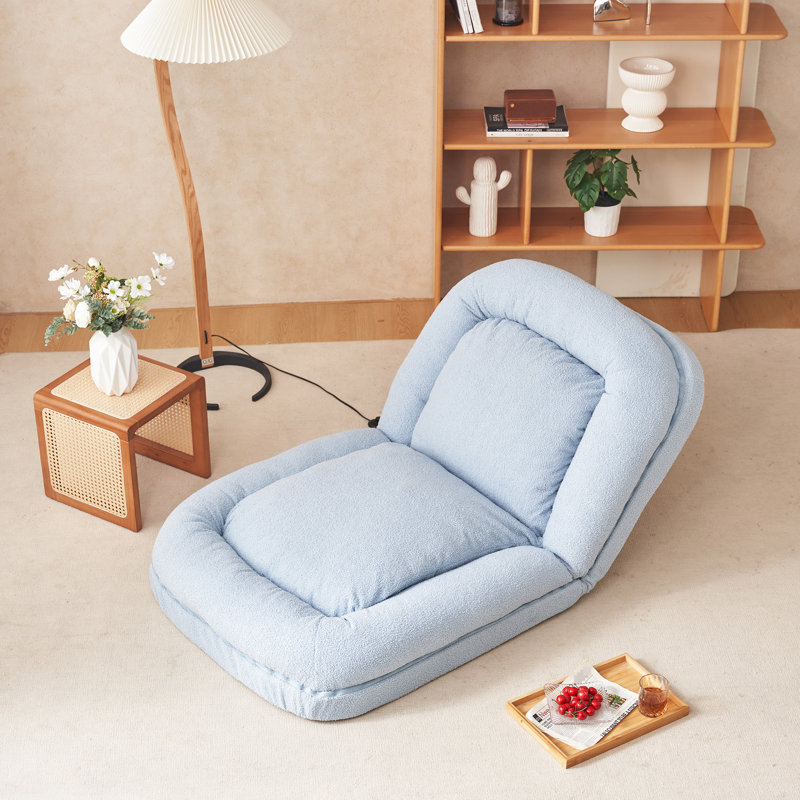Le salon et la chambre à coucher bleus peuvent être rabattus et réglables pour offrir plus de polyvalence, Blanc