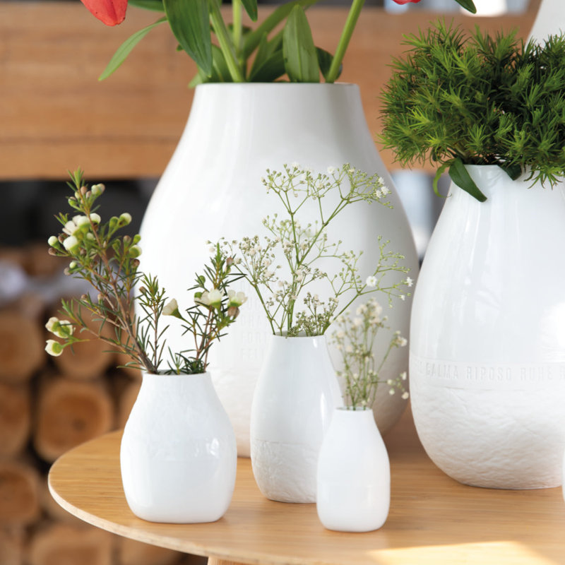 Freeform Porcelain Mini Vases - Set of 3