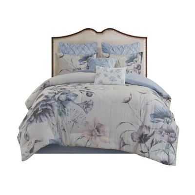 Cassandra 8 Piece Cotton Comforter Set