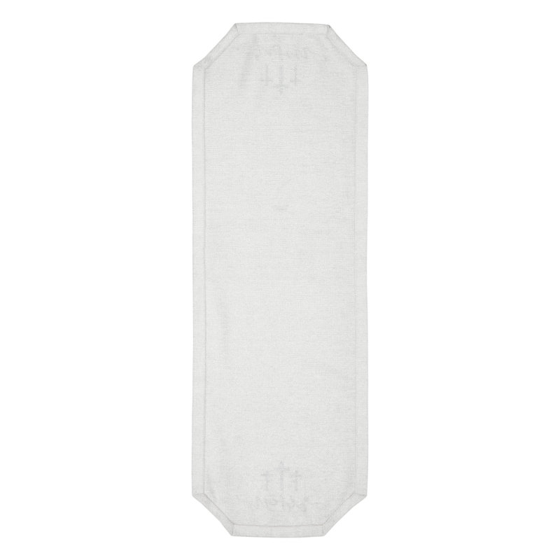 Jelisava Rectangle No Pattern Polyester Table Runner, 24" x 8"