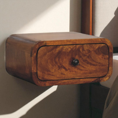 Archeveque 30cm W Solid Wood Bedside Table