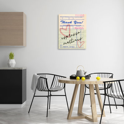 Espresso Martinis, toile à carreaux, par Lil 'Rue