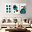 Taches bleu sarcelle Avery-106307959