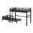 Metal Separable Bunk Beds With Raised Security Fence-1992220332