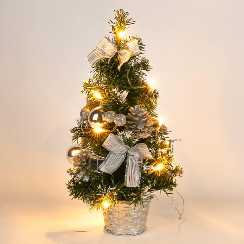 0.52' H Lighted Artificial Christmas Tree